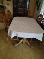 White Tablecloth, 49 x 67 in.