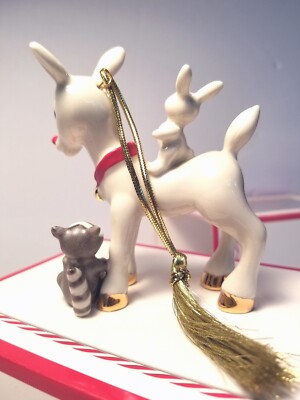 Lenox 884736 Rudolph's Furry Friends Ornament for sale