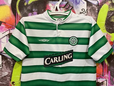 Celtic 2003 2004 Home Shirt 100 Years Anniversary Soccer Jersey