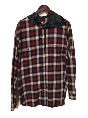 supreme x undercover xl bear hooded flannel Red ss2015