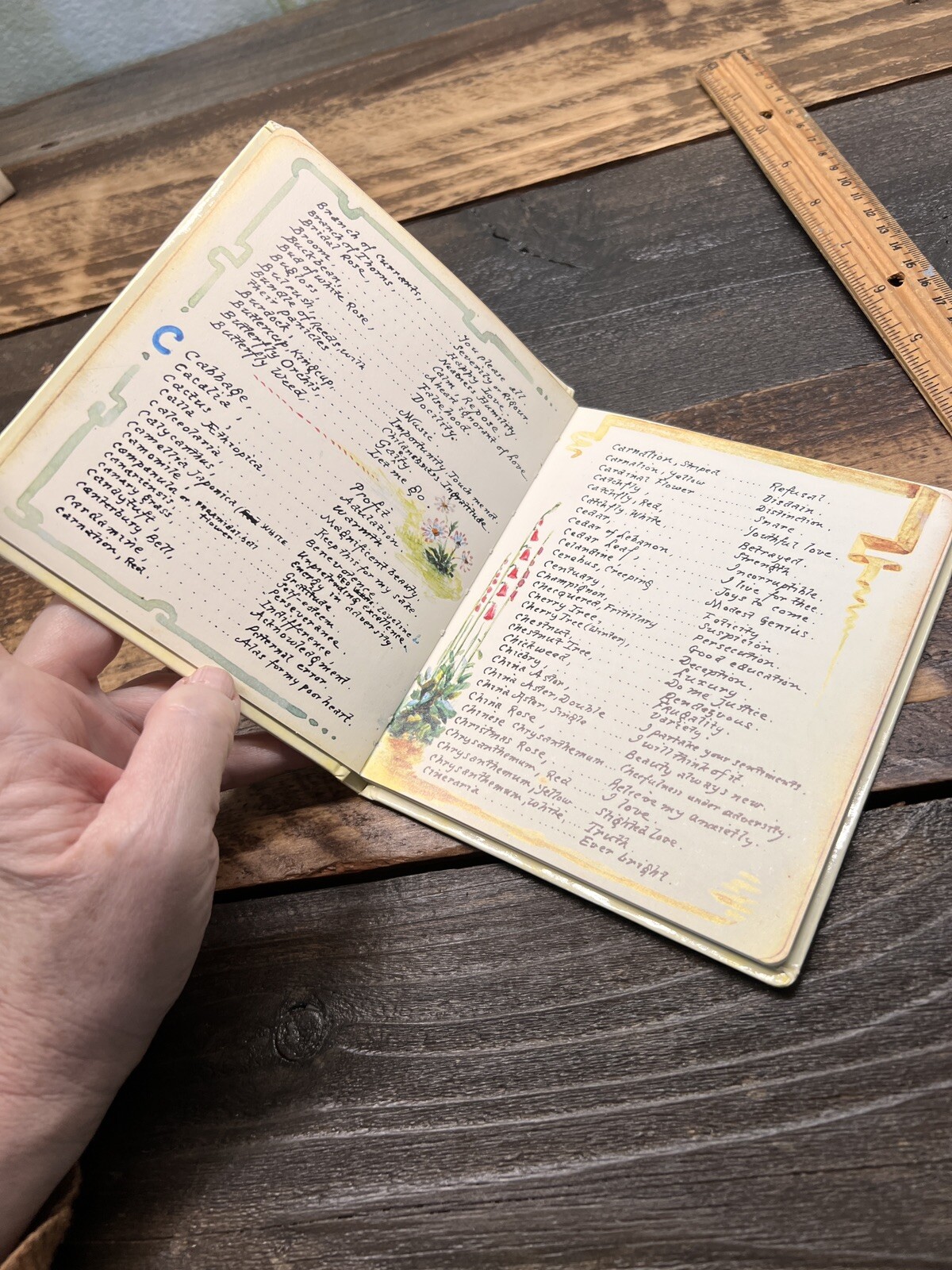 Vintage The Language of Flowers Book by Margaret Pickston, 1987 eBay