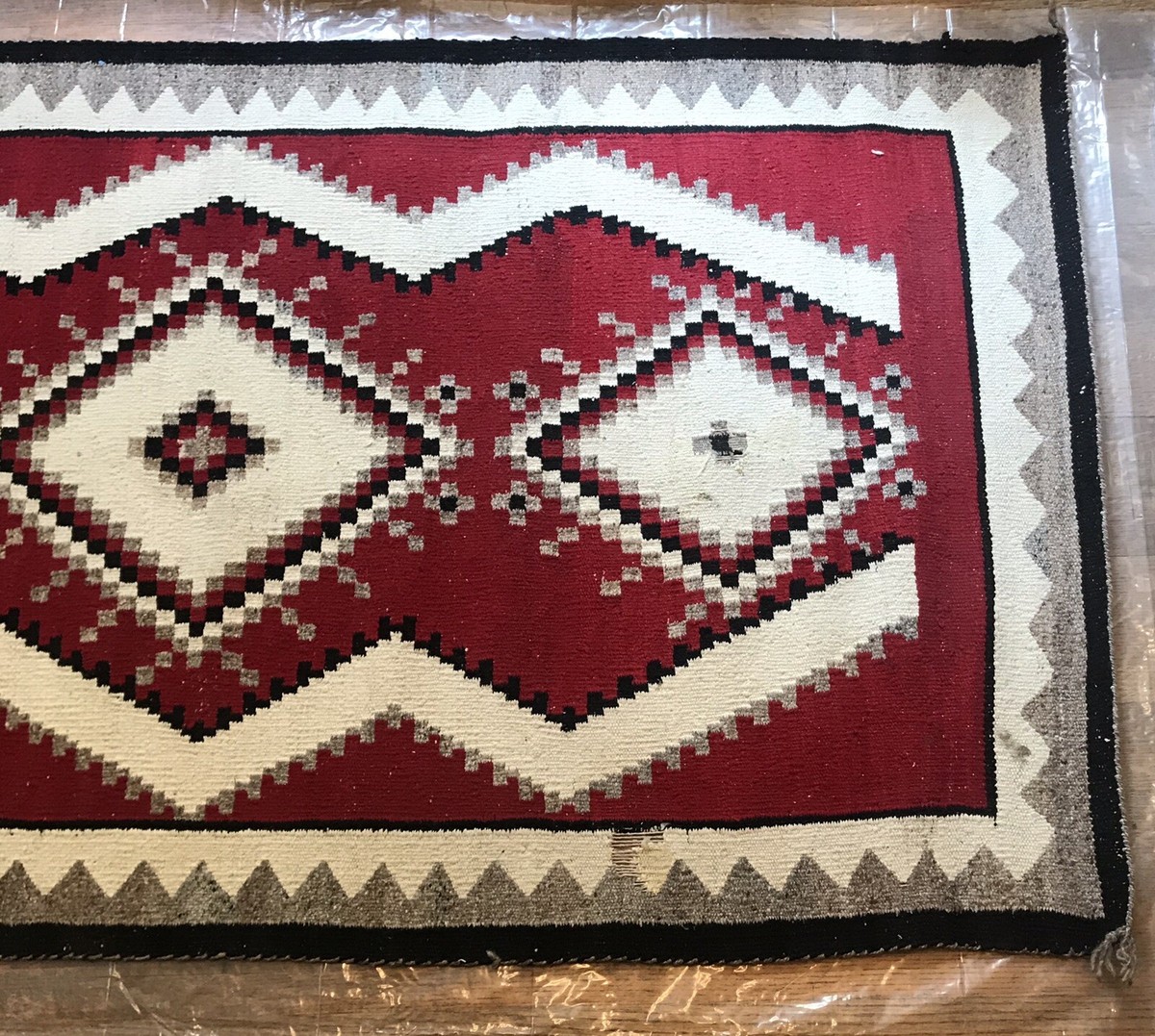 ☆実物！ナバホラグ Navajo Rug ネイティブ ビンテージ Arizona