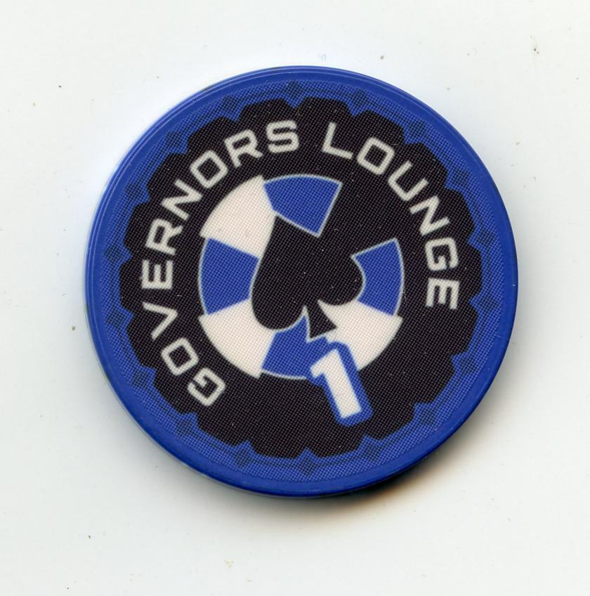 1.00 Chip from the Governors Lounge Card Room Watauga Texas