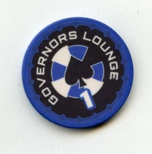 1.00 Chip from the Governors Lounge Card Room Watauga Texas