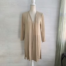 NWT Cable  Gauge - Beige open front cardigan sweater, XL