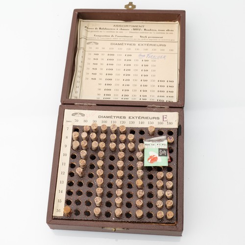 SEITZ Convex Balance Watch Jewels Olive Holes Switzerland Fab Suisse