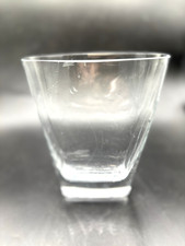Oval Clear Glass Flower Vase 8" Tall