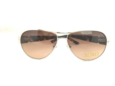 XOXO Silver Aviator Sunglasses NEW XOXO Sunglasses Aviator AX00003 Silver New Authentic with  main image 4
