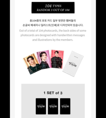 SEVENTEEN セット SEVENTEEN TOUR Follow To Japan Photo Card Set SEALED (1 PACK