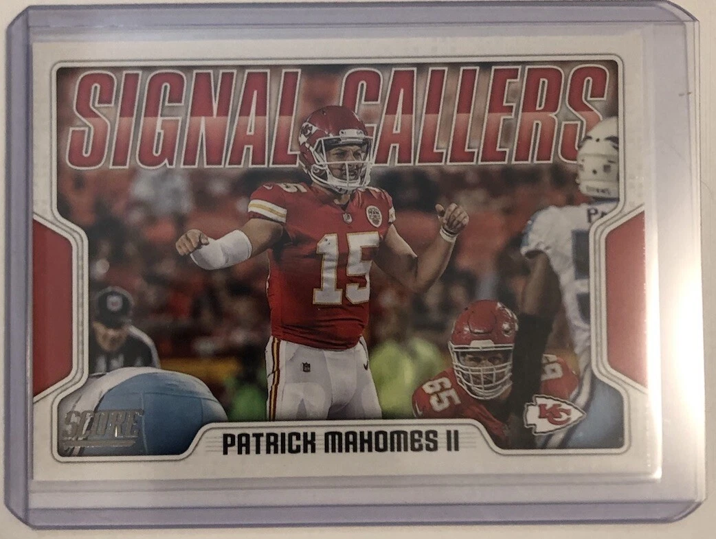 Patrick Mahomes trading card