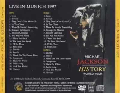 MICHAEL JACKSON / HISTORY WORLD TOUR LIVE IN MUNICH 1997 (1DVD+2CD