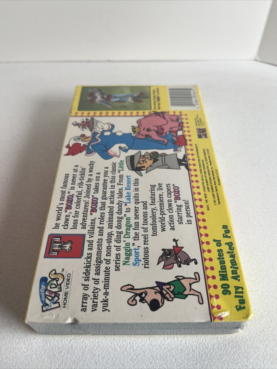 Bozo V. 1 - Ding Dong Dandy Adventures (VHS, 1991) Rare VHS
