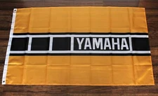 Yamaha Banner Flag Racing Motorcycle Biker Speedblock Speed Block Yellow