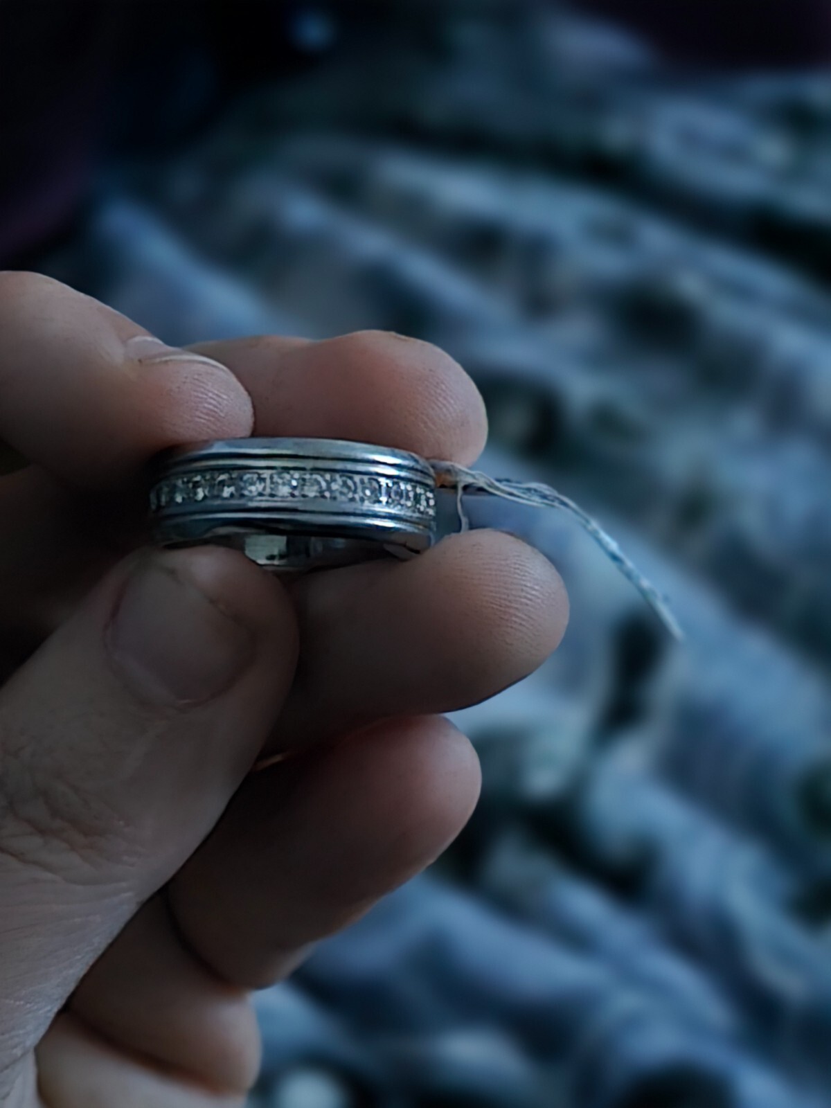 1/4 Cttw Platinum Princess-cut Diamond Wedding Band Rings, Platinum Ring