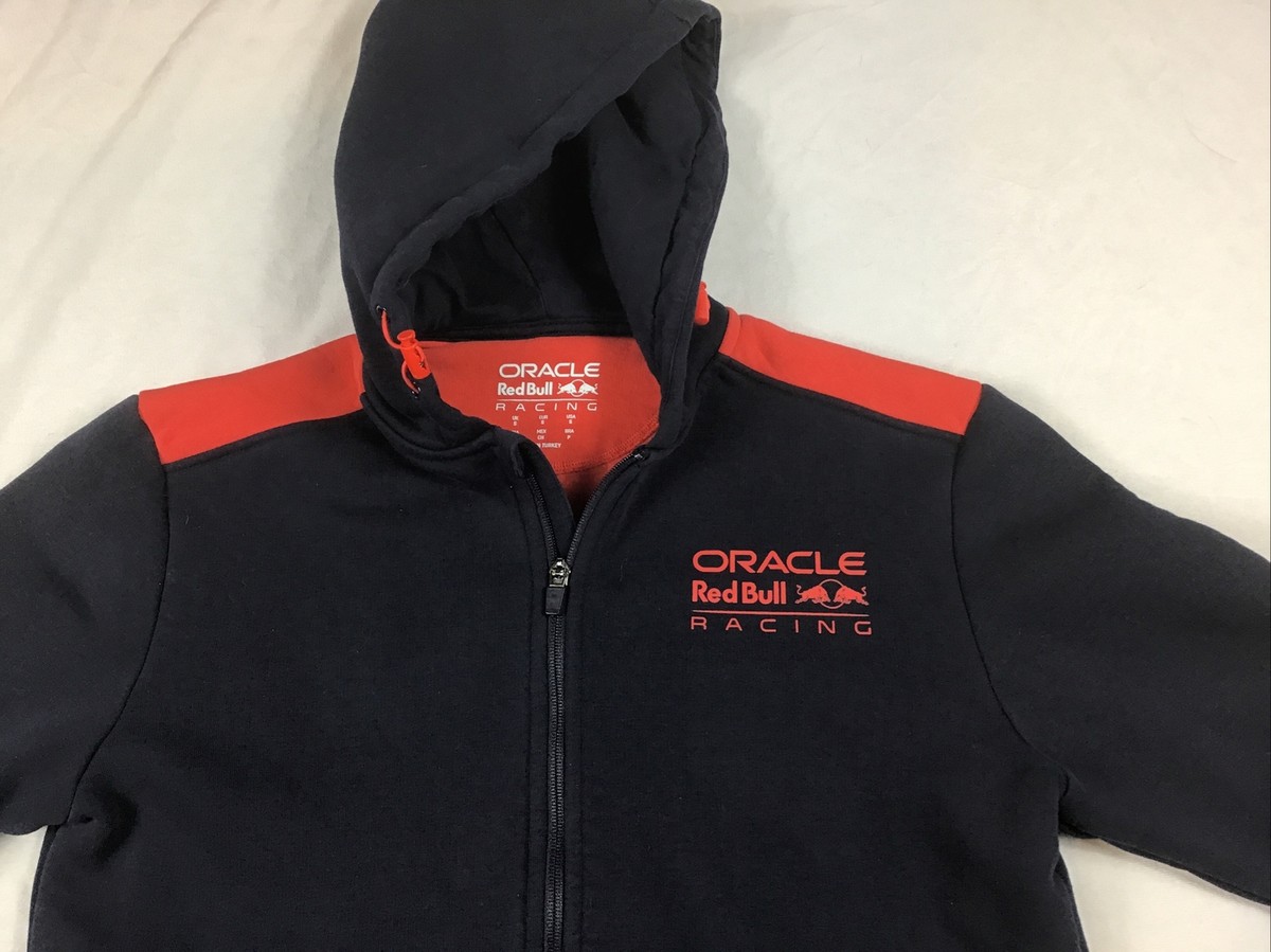 Oracle Red Bull Racing Formula 1 Full Zip Hoodie Jacket Blue Red