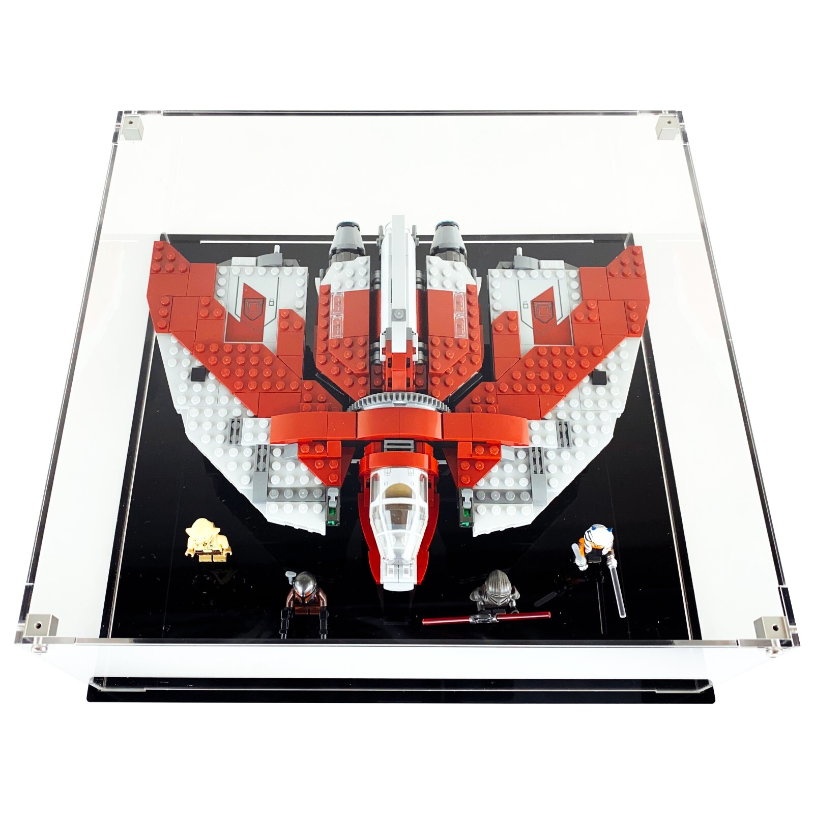 Display case for LEGO® 75362 Star Wars™ Ahsoka Tano's T-6 Jedi Shuttle 13x12x5