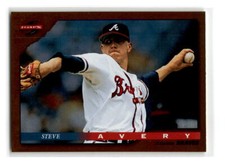 1996 Score - #73 - Steve Avery Dugout Collection (Series One) - Atlanta Braves