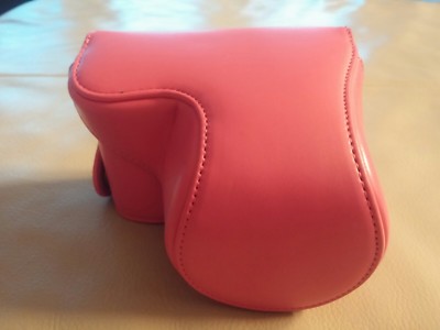 Kameratasche für Sony A5000 A5100 NEX 3N aus PU Kunstleder Rosarot camera bag