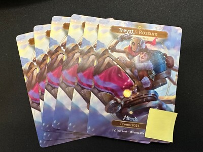 Altered TCG Treyst & Rossum Axiom Hero Demo Promo Card 2024 NM Unscanned In Hand