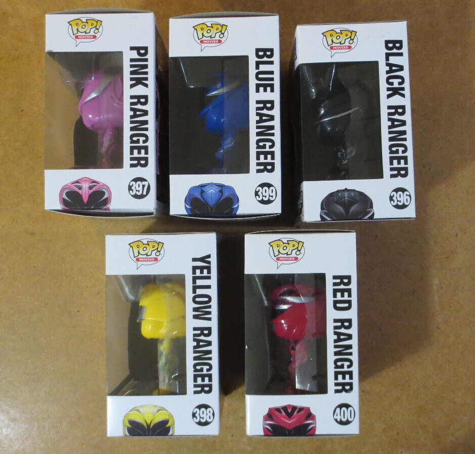 funko pop パワーレンジャー ５点セット Funko POP Movie Power Rangers Figures Set Of 5 Red Ranger PInk