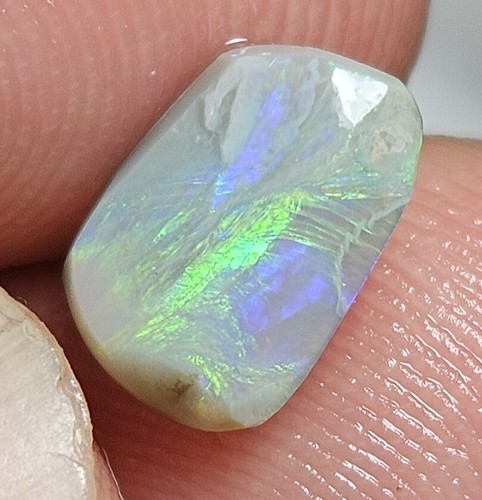 Lightning Ridge Opal Rub Parcel Blue Purple Green Pink Lapidary 13.5 Carat Rough - Bild 12 von 19