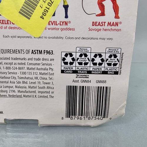 Masters of the Universe Origins SKELETOR Figure MOTU Retro 2020 DAMAGE PACKAGE - Picture 7 of 8