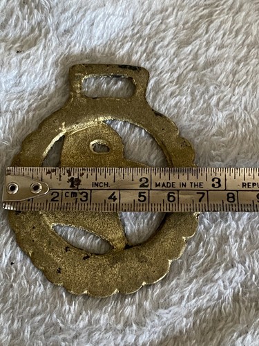 Horoscope Aries Brass Badge - Picture 4 of 4