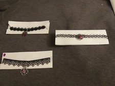 Victorian-Style Choker Necklace Lot 1 