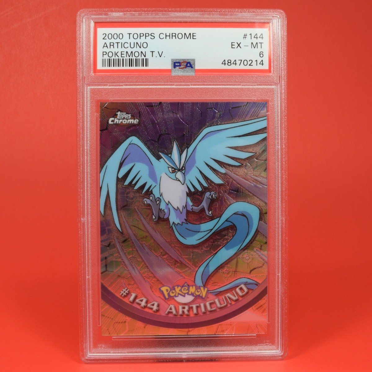 Pokemon Topps Series Chrome PSA Graded 6 Articuno #144 Holo