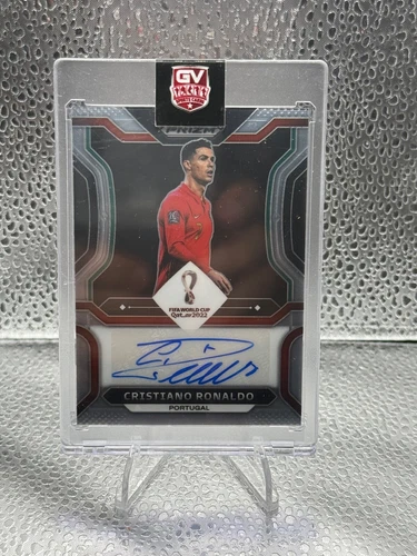 2022 Cristiano Ronaldo Prizm Auto FIFA World Cup RARE Portugal