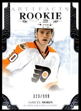 2017-18 Upper Deck Artifacts Samuel Morin Rookie 323/999 Philadelphia Flyers