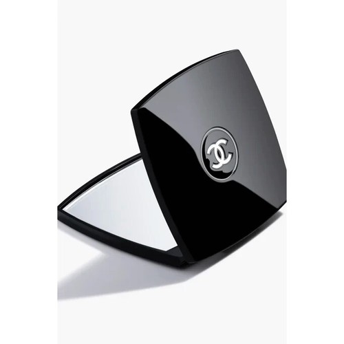 CHANEL MIROIR DOUBLE FACETTES Magnifying ULTRA Flat Compact Portable Glas Mirror