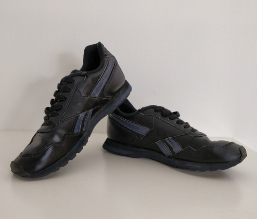 BOYS KIDS REEBOK ROYAL FLAG BLACK 