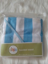 Circo Blue Striped 26x30 Hooded Towel