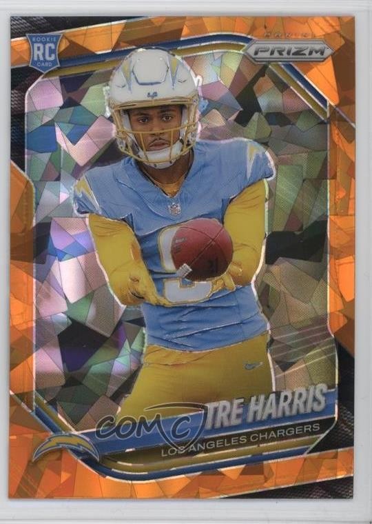 2025 Panini Prizm Rookies Orange Ice Prizm Tre Harris #371 1n9c