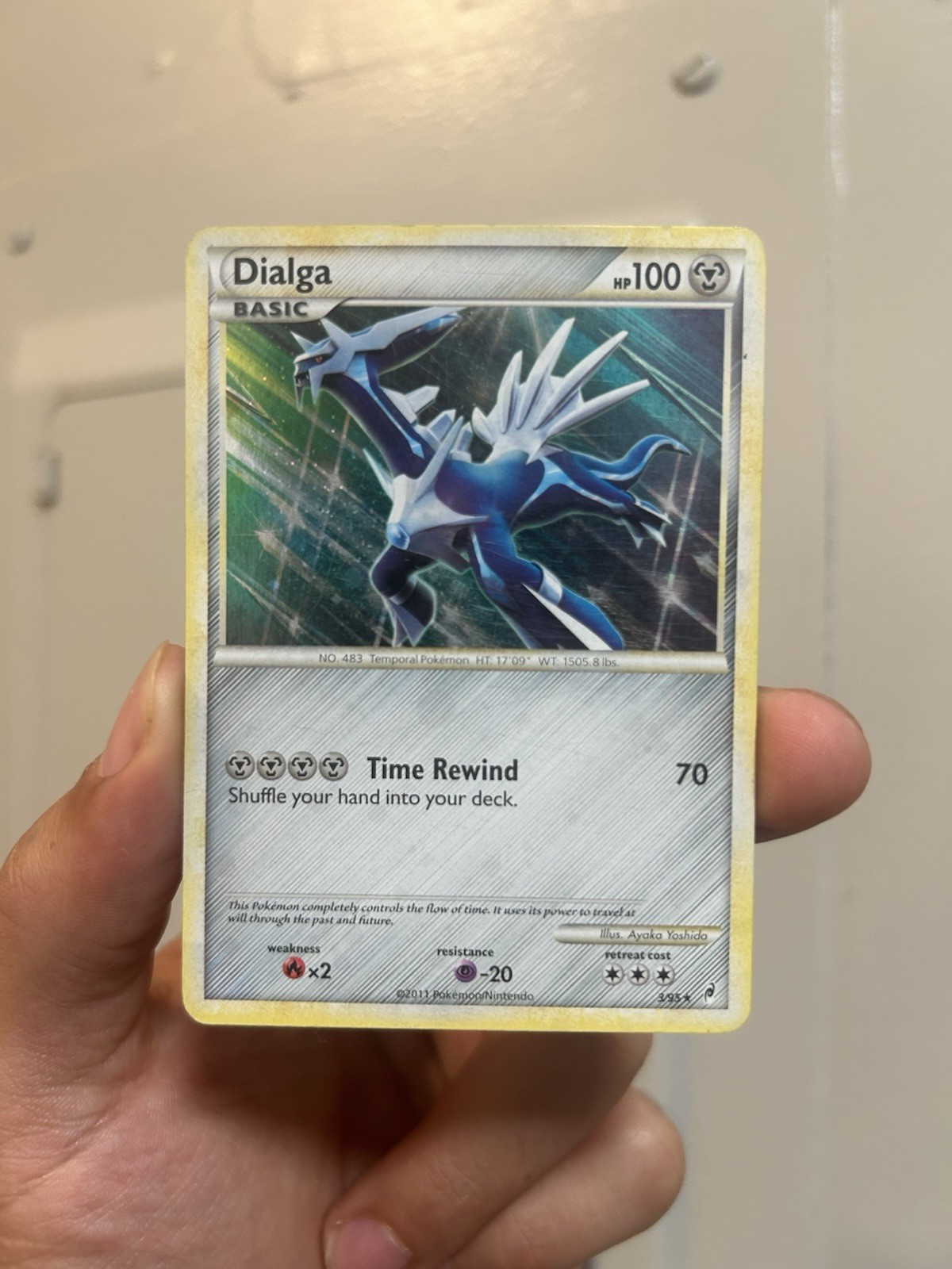 Dialga 3/95 - Call of Legends Holo Rare Pokemon TCG LP