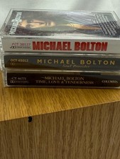 Michael Bolton Cassette Tape Lot Soul Provider Time Love Tenderness 90s Pop