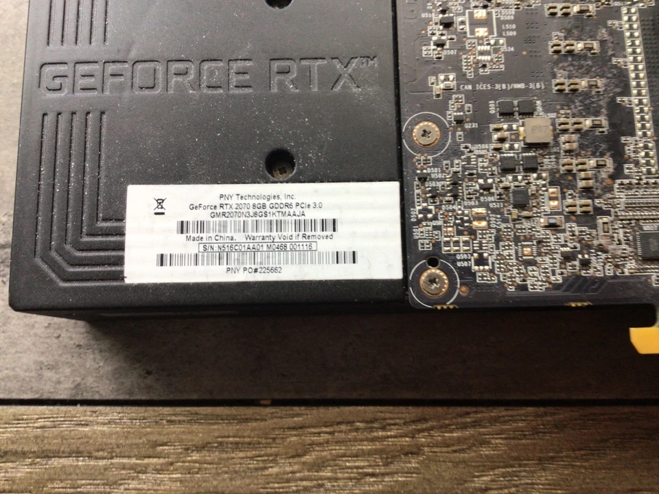 PNY GEFORCE RTX 2070 8GB GDDR6(TESTED IN GOOD CONDITION) - Image 3 of 4