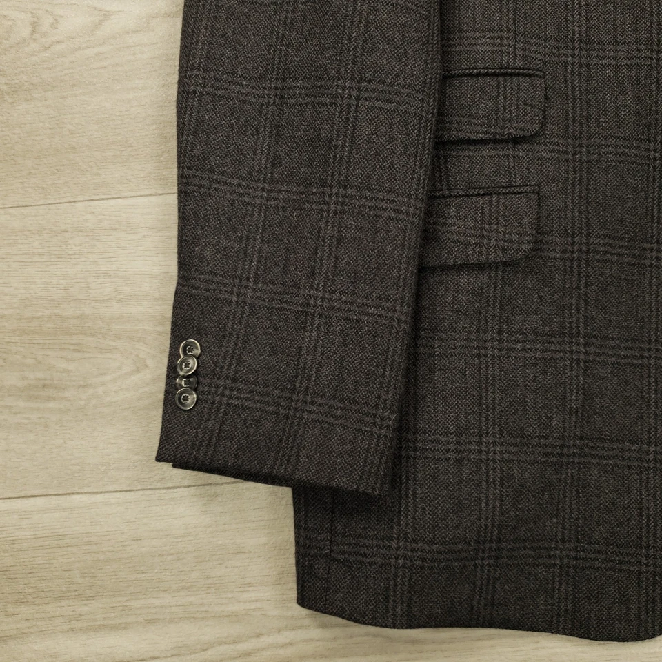 Abrigo deportivo Jos A Bank 1905 para hombre 46R ajuste a medida lana ventana 2 Btn doble ventilación Foto 4 de 4