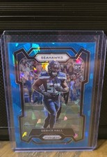 2023 Panini Prizm - Rookies Derick Hall #388 Blue Ice Prizm /99 (RC)