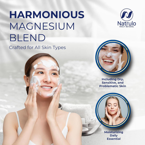 Dead Sea Magnesium Soap Bar – Deep Cleansing, Moisturizing Body for Dry... - Picture 3 of 7