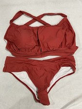 Women  s Reddish Brown Color Swimsuit Size XL