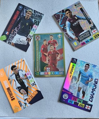 Topps Fußball - SELTENE KARTEN - mit Portugal Trio inkl. CR7