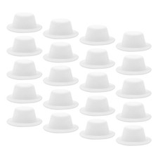 20 Pcs Handmade Top Hat Miniature Hats for Crafts Decor DIY Accessories