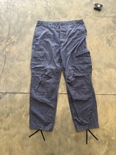 Vintage 80s 90s Military Combat Trousers Cargo Button Fly Pants Men's Large