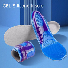 New Gel Silicone Insoles Arch Support Soft Shoe Inserts Anti Slip Fast Shipping