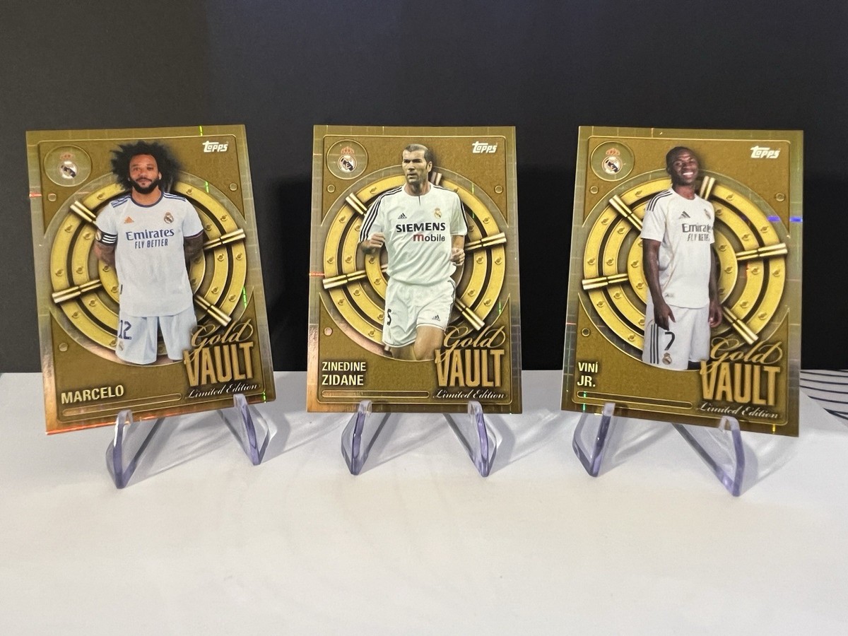 2025-26 Topps Real Madrid Collector Tin - Zidane - Marcelo - Vini