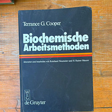 de Gruyter Biochemische Arbeitsmethoden   Coo...