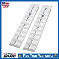 Aluminum Ramps 72"/84"/94" 6000Lbs Car Trailer Trucks Auto Loading Ramp Hook End