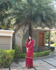 Konfektions- Sharara Plazzo Anzug Salwar Kameez Pakistani Indian Hochzeit Party